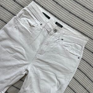 Wild Fable Baggy-Fit Distressed Jeans White